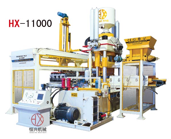 灰砂磚機HX1100靜(jing)壓制磚機