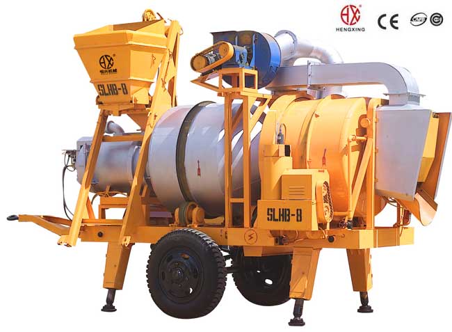 移動雙滾筒(tong)間歇式瀝青(qing)混合料拌和(he)機