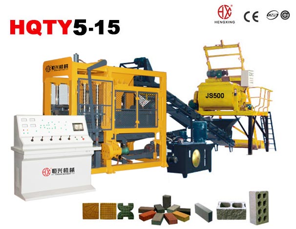 QT5-15小型空(kong)心磚機 混凝(níng)土空心砌塊(kuai)成型機