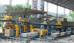 免蒸發泡(pao)砌塊生産線(xian)